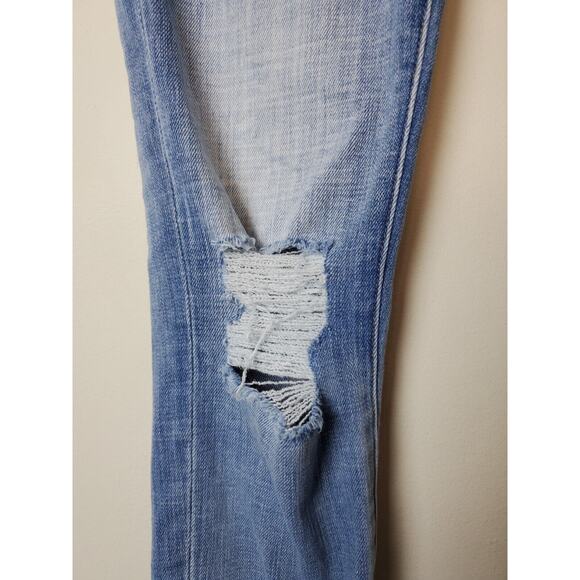 L'AGENCE Jeans 25 Womens High Rise Destroyed El Matador Raw Hems Distressed - Picture 5 of 12